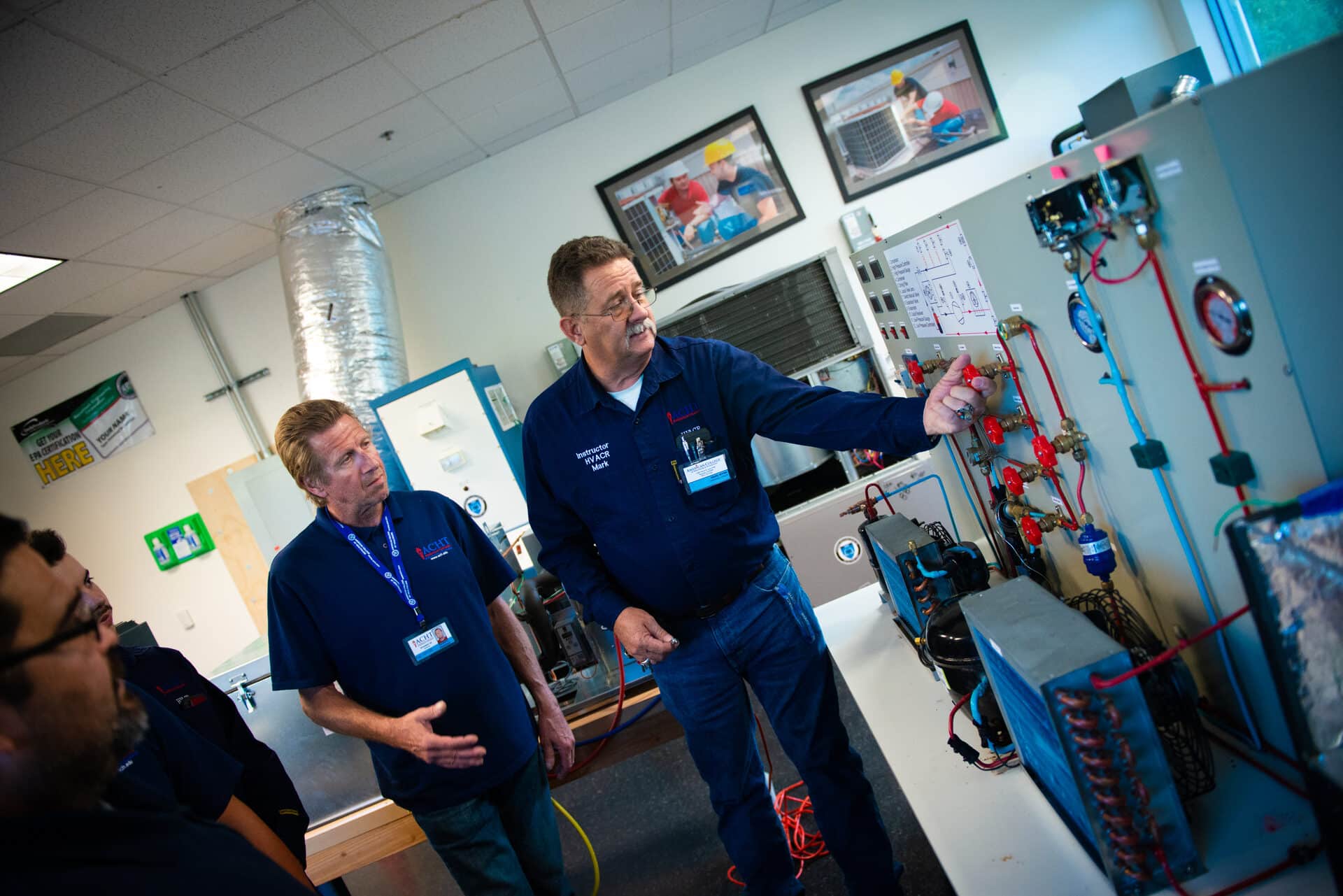 HVAC/R students at ACH — click to play video