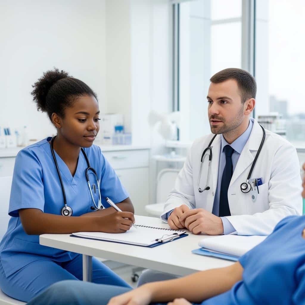 Medical Billing and Coding student gaining hands-on externship experience in a healthcare setting