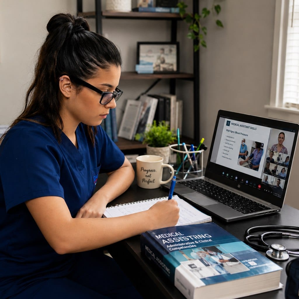 Medical assistant student training
